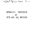 Spanish Onions or It's an Ill Wind 1949