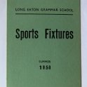 Sports Fixtures 1958